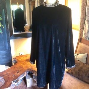 H&M 60s Inspired Velvet Dress